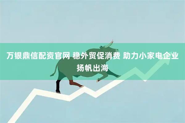 万银鼎信配资官网 稳外贸促消费 助力小家电企业扬帆出海